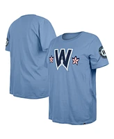 New Era Women's Powder Blue Washington Nationals 2025 City Connect Plus T-Shirt
