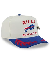 New Era Men's Cream/Royal Buffalo Bills 2025 Nfl Draft A-Frame 59FIFTY Fitted Hat