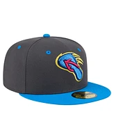 New Era Men's Gray/Blue San Antonio Missions Copa de la Diversion 59FIFTY Fitted Hat