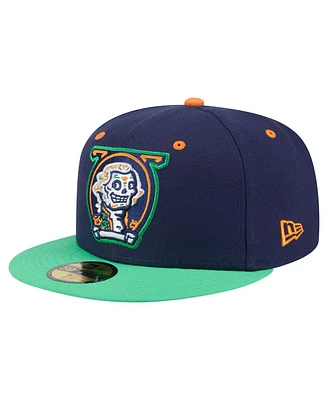 New Era Men's Navy Fredericksburg Nationals Copa de la Diversion 59FIFTY Fitted Hat
