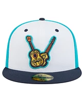 New Era Men's White Nashville Sounds Copa de la Diversion 59FIFTY Fitted Hat