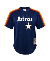 Mitchell & Ness Toddler Nolan Ryan Navy Houston Astros Throwback Mesh Batting Practice Jersey