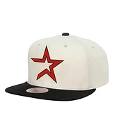 Mitchell & Ness Men's Houston Astros Cooperstown Collection Basic Flip Snapback Hat