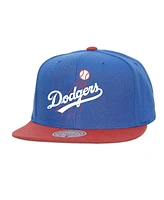 Mitchell & Ness Men's Royal Los Angeles Dodgers Cooperstown Collection Basic Flip Snapback Hat