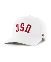 '47 Brand Men's White Usc Trojans Flip Script Hitch Adjustable Hat