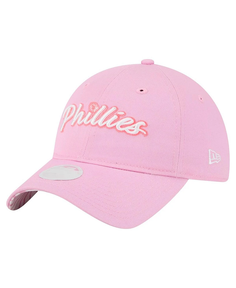 New Era Women's Pink Philadelphia Phillies Mother's Day 9TWENTY Adjustable Hat