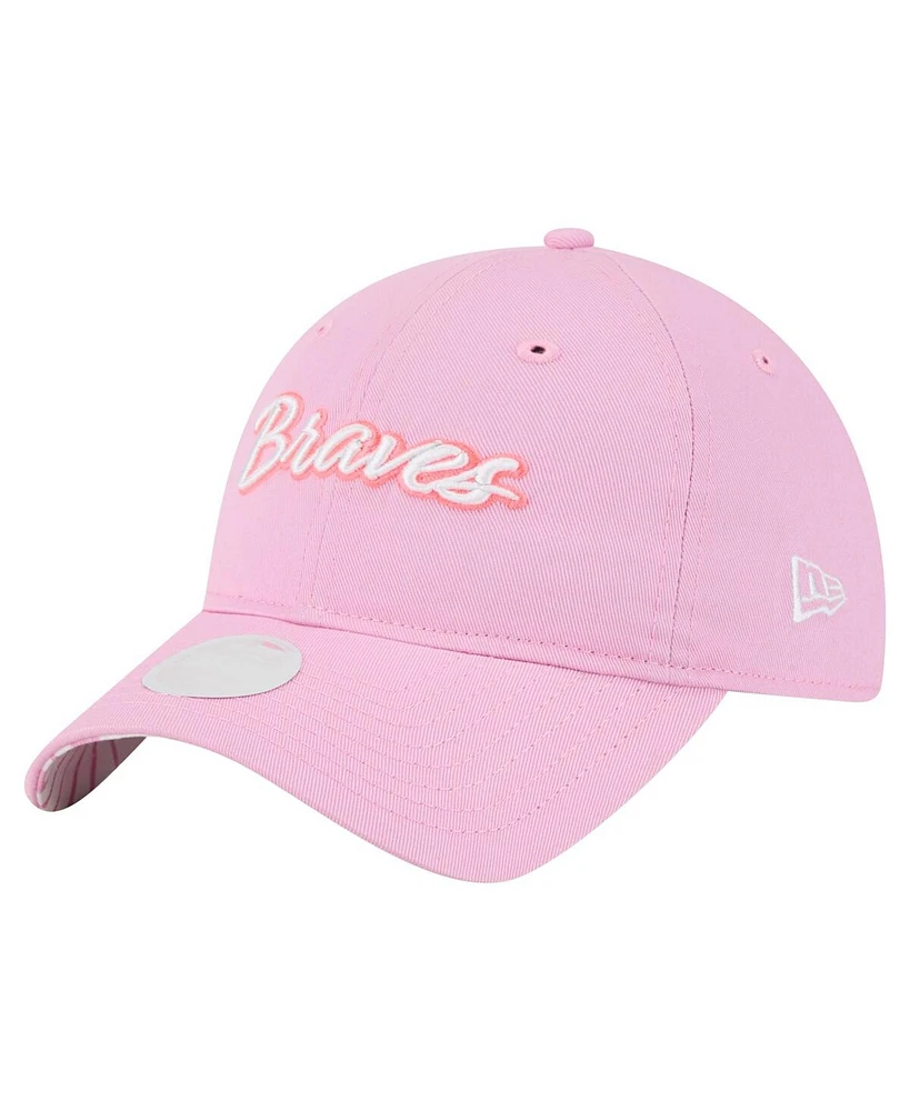 New Era Women's Pink Atlanta Braves Mother's Day 9TWENTY Adjustable Hat