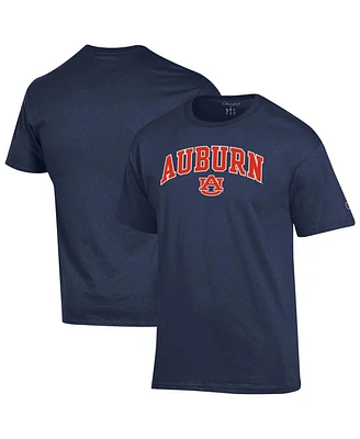 Champion Men's Navy Auburn Tigers Arch Over Logo T-Shirt
