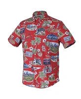 Reyn Spooner Men's Red St. Louis Cardinals Scenic Tri-Blend Performance Button-Up Top