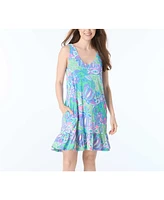 Beach House Nina Ruffled Trim Tankini Top
