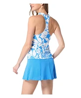Beach House Women's Nina Ruffled Trim Tankini Top