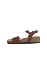 Low Wedge Ankle Strap Sandal