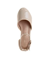 Laura Ashley Little and Big Girls Low Heeled Dress Shoe