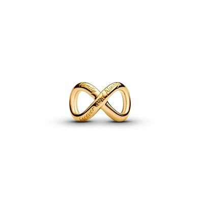 Pandora Gold-Plated Forever Always Infinity Charms
