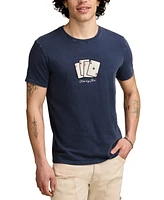 Lucky Brand Men's Kiss My Ace Cards T-Shirt