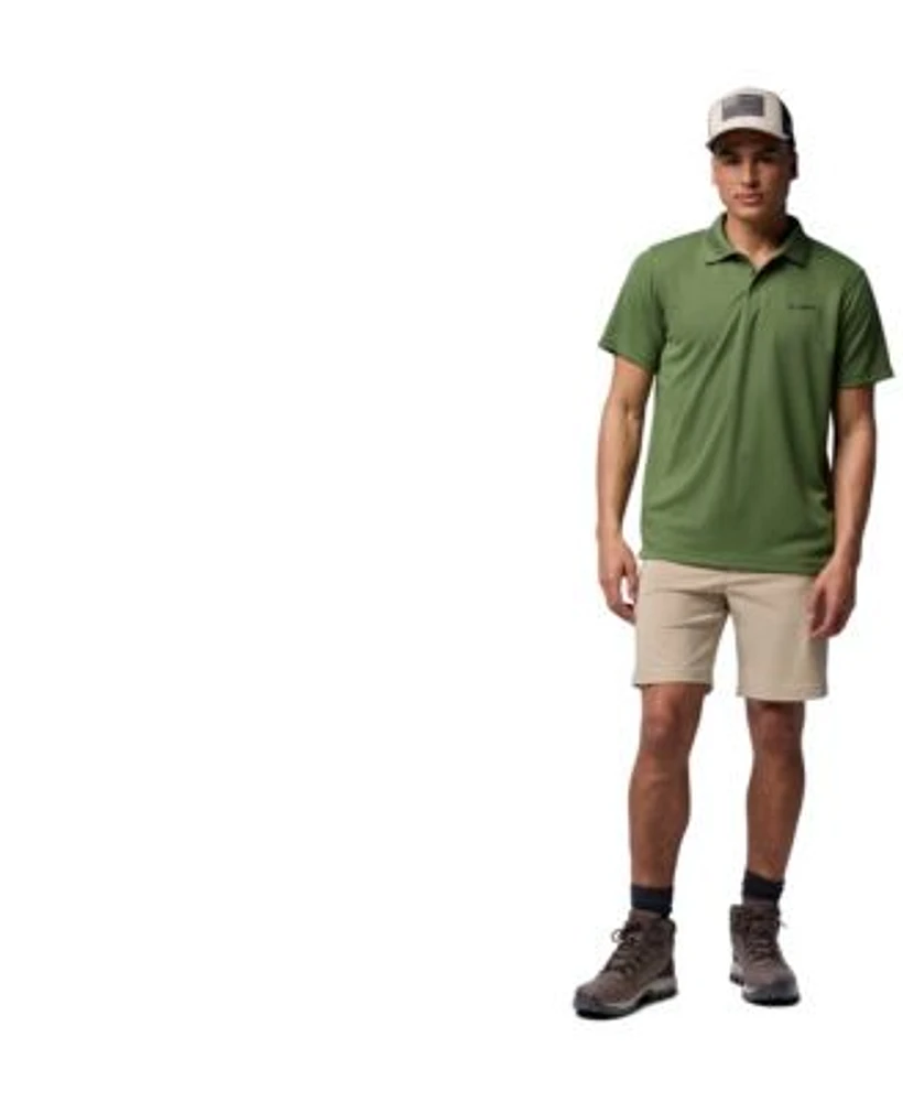 Columbia Mens Utilizer Polo With Carter Crest Short Columbia Tree Flag Mesh Snapback Ball Cap