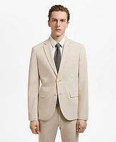 Mango Men's Stretch Fabric Super Slim-Fit Suit Blazer