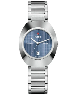 Rado Women's Swiss Automatic DiaStar Original Stainless Steel Bracelet Watch 30mm