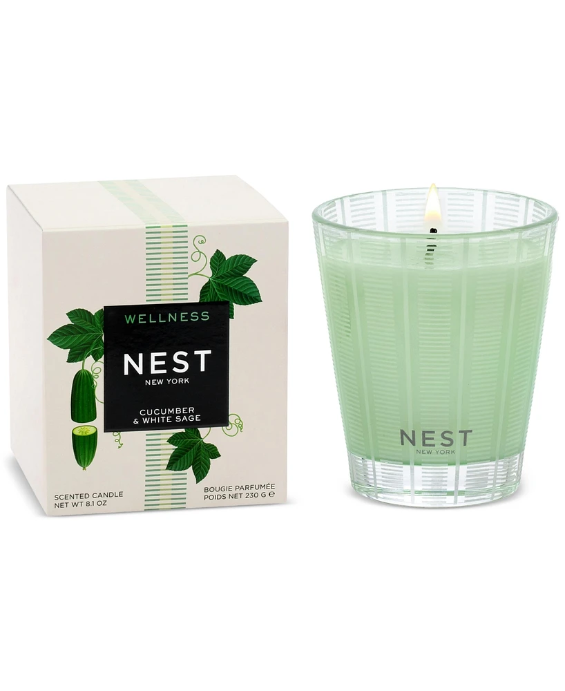 Nest New York Wellness Cucumber & White Sage Classic Candle, 8.1 oz.