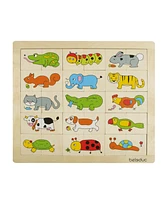 Beleduc Match Mix Animals Puzzle