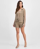 Guess Women's Bella Embellished Knit Shirt