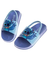 Disney Toddler Girls Stitch Dual Sizes Backstrap Slide Sandals