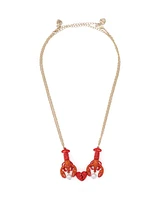 Betsey Johnson Mermaid Jewels Lobster Friendship Necklace Set
