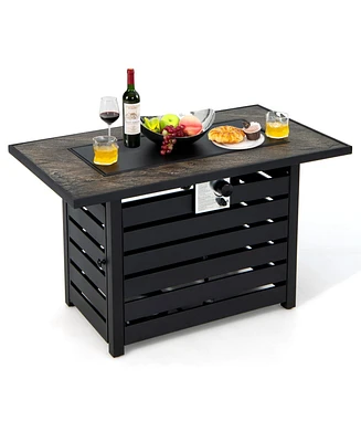 50000 Btu Propane Fire Pit Table with Ore Powder Surface