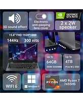 Lenovo Loq 15 15.6" Gaming Traditional Laptop Amd Ryzen 7 7435HS 16GB Ram Nvidia GeForce Rtx 4070 512GB Ssd Storage Windows 11 Home Fhd 144Hz - Grey