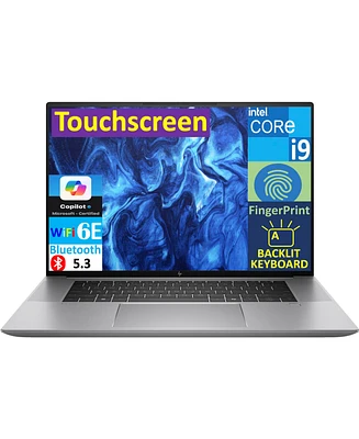 Hp ZBook Studio G10 907W2UP#Aba Silver Laptop, i9-13900H, 32GB, 512GB PCIe Ssd, 16.0" Oled 4K (3840x2400), Nvidia Rtx A1000, Windows 11 Pro