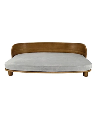 Bingopaw Wooden Bed Stool For Dogs&Cats With Pad