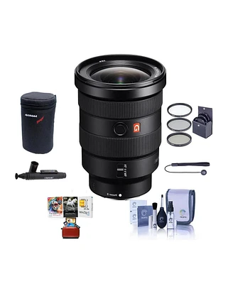 Sony Fe 16-35mm f/2.8 Gm Lens for Sony E, Bundle with ProOptic 82mm Filter Kit, Lens Pouch, Cleaning Kit, Cap Tether, Lens Cleaner, Mac Software Kit