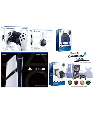 Sony Playstation 5 Pro Bundle with Pulse Headset, Extra Edge Controller, Pro Gamer Kit