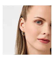 Ana Luisa - Gold Hoop Earrings - Giulia Large