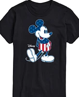 Airwaves Men's Disney Mickey Mouse American Short Sleeve T-Shirt
