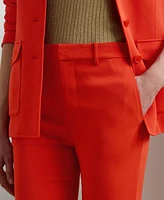 Lauren Ralph Women's Stretch Cady Cropped Pants