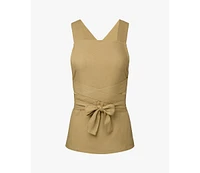 WeWoreWhat Women's Wrap Top