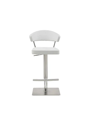 Stainless Steel Bar Chair for Kitchen Island or Home Bar Seating
