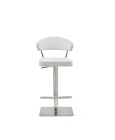 Stainless Steel Bar Chair for Kitchen Island or Home Bar Seating