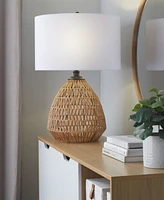 Lumisource 29" Rattan Congo Contemporary Table Lamp