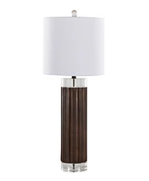 Lumisource 29.25" Polyresin Cylinder Table Lamp, Set of 2
