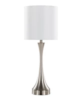 Lumisource 25" Metal Lenuxe Contemporary Table Lamp, Set of 2