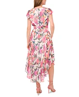 Vince Camuto Women's Floral-Print A-Line Dress