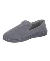 Isotoner Men's Diamond Corduroy Loafer Slippers