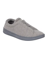 Isotoner Men's Heathered Knit Brady Closed Back Slippers