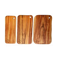 Natural Rounded Rectangle Anti-Bacterial Cutting Board