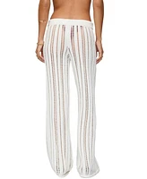 Edikted Women's Echo Ladder Knit Pants