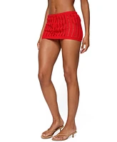 Edikted Women's Leola Ladder Knit Mini Skirt