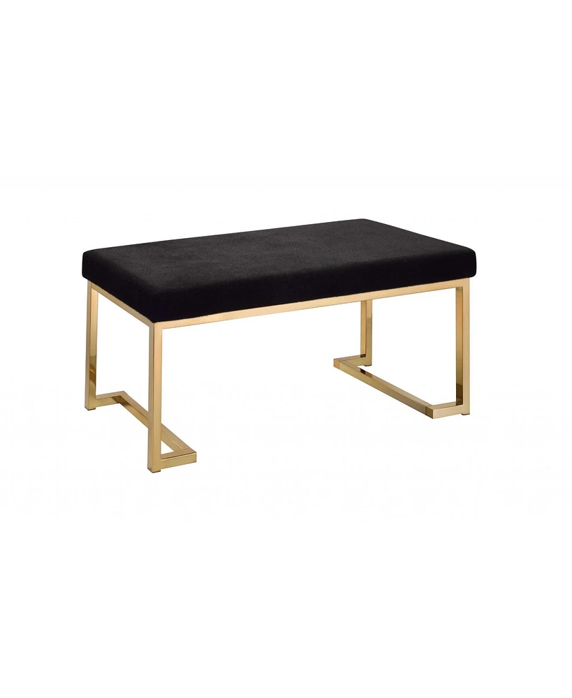 Cozy Faux Fur Upholstered Bench – Perfect for Entryway or Bedroom