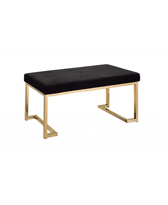 Cozy Faux Fur Upholstered Bench – Perfect for Entryway or Bedroom